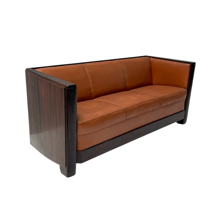 Art Deco Amsterdamse School Bench by Daniêl van Dorp for Gebroeders Reens